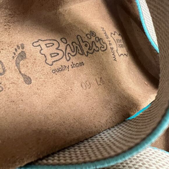 NEW Birkenstock Birki’s Curacao ll Sandal SIZE 36 US 5 NARROW Stretch Beige Mint - Picture 10 of 13
